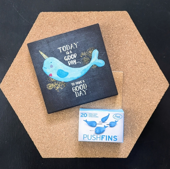 Narwal wall art collage set - Picture 1 of 5